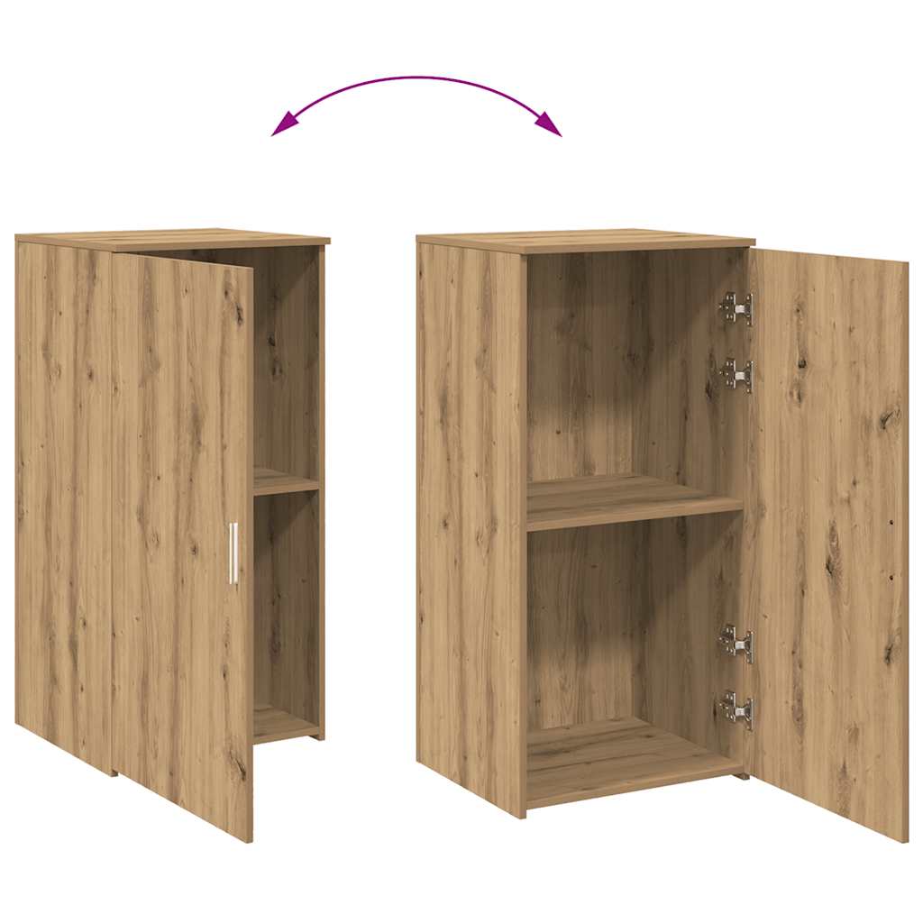 vidaXL Dulap de depozitare Artisan Stejar 50x45x103,5cm Lemn prelucrat vidaXL Dulap de depozitare Artisan Stejar 50x45x103,5cm Lemn prelucrat