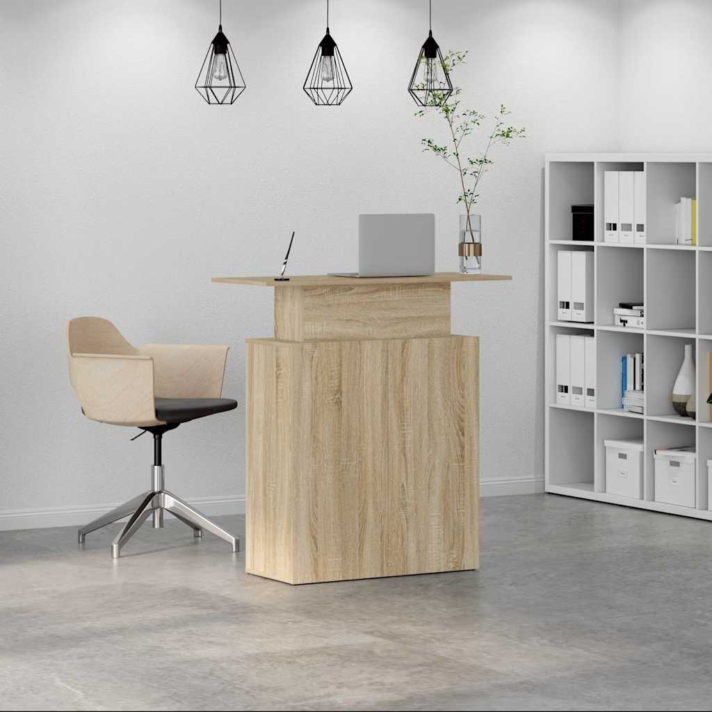 vidaXL Birou de recepție Stejar Sonoma 100x40x104 cm Lemn prelucrat