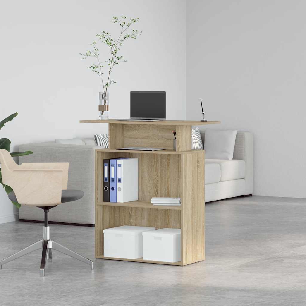 vidaXL Birou de recepție Stejar Sonoma 100x40x104 cm Lemn prelucrat