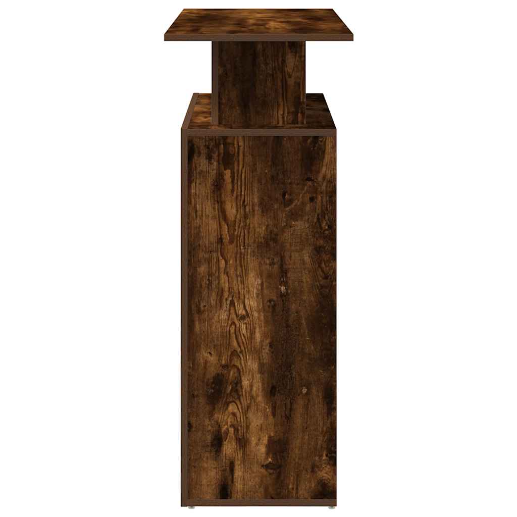 vidaXL Birou de recepție stejar afumat 100x40x104 cm lemn prelucrat