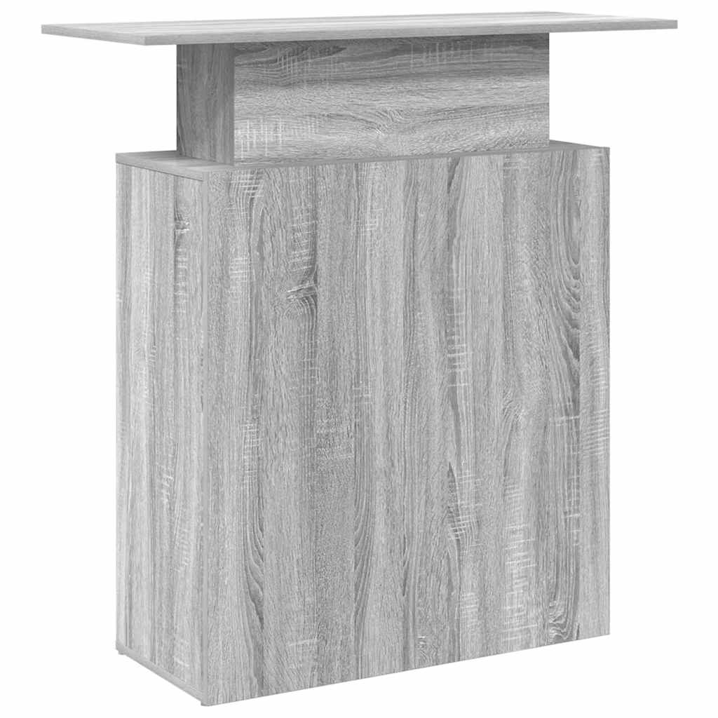 vidaXL Birou de recepție Gri Sonoma 100x40x104 cm Lemn prelucrat