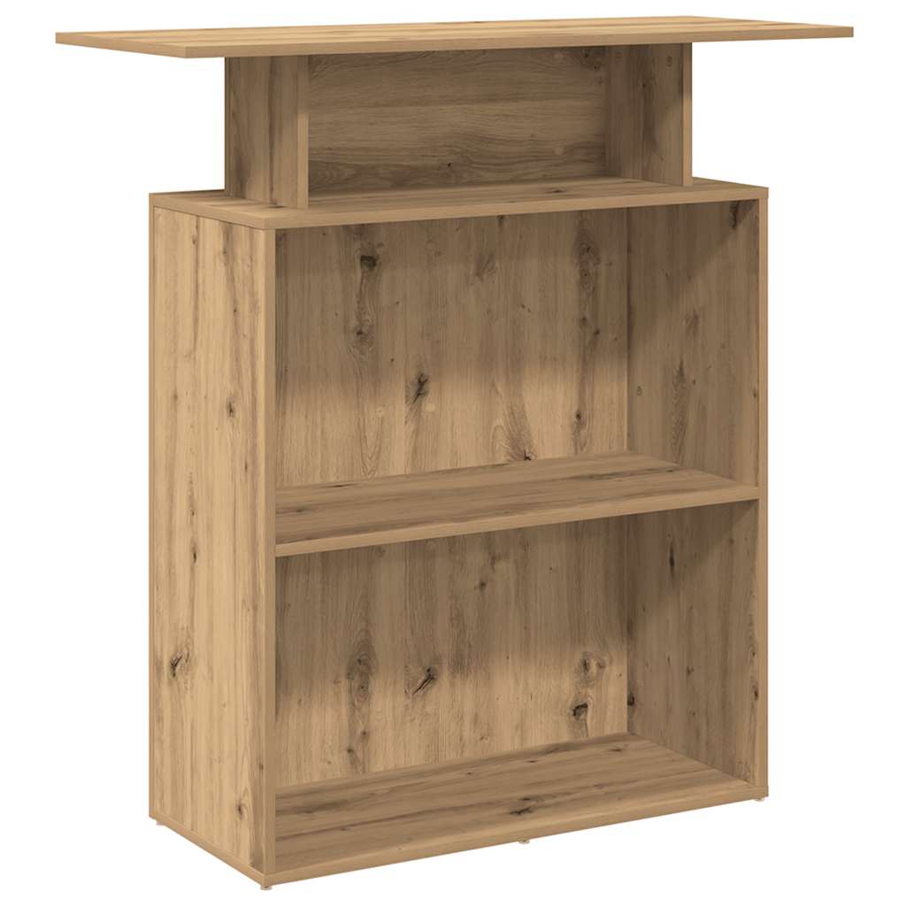 vidaXL Birou de recepție Stejar Artisan 100x40x104 cm Lemn prelucrat
