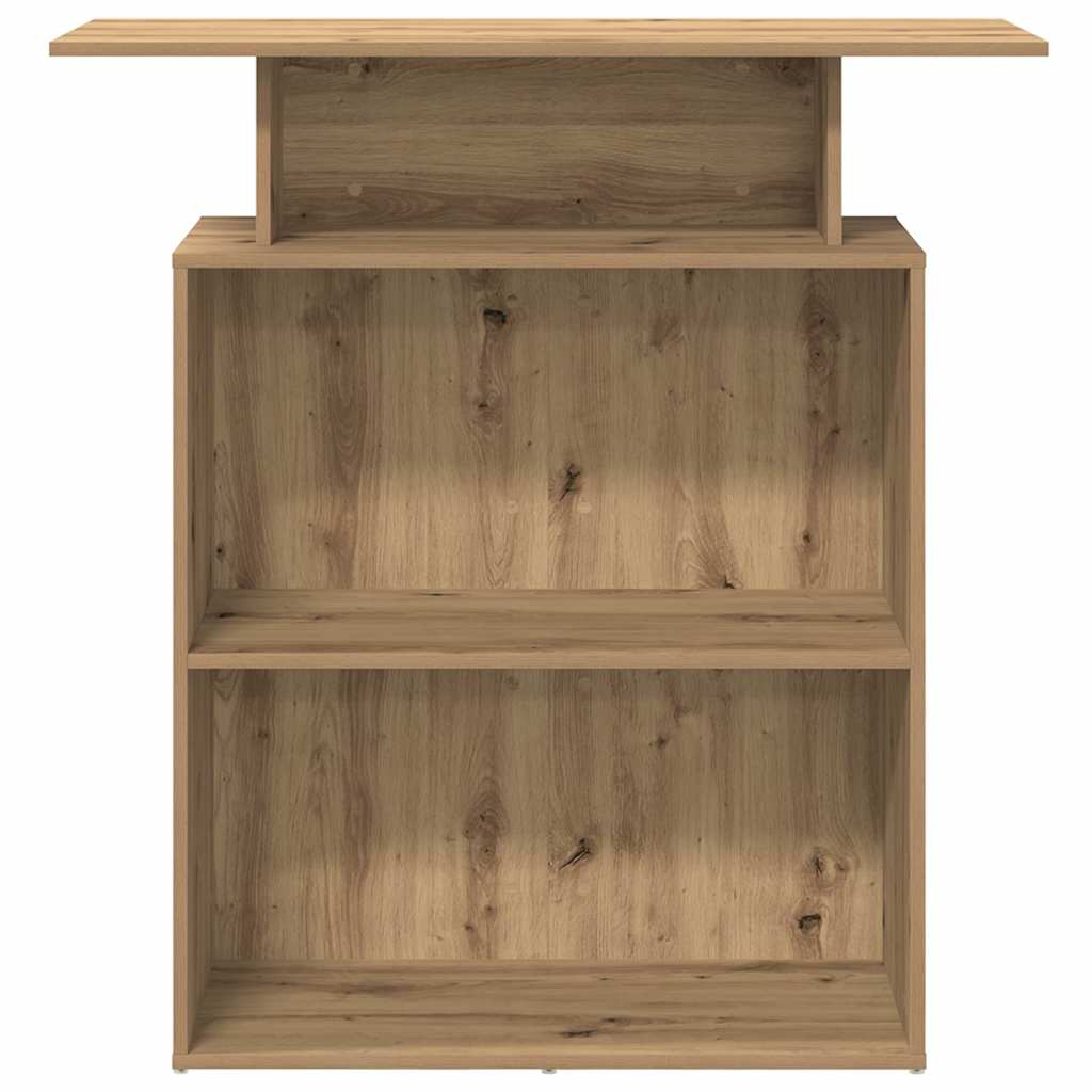 vidaXL Birou de recepție Stejar Artisan 100x40x104 cm Lemn prelucrat