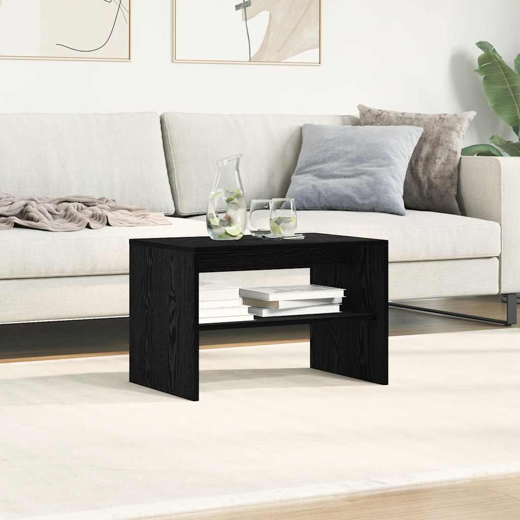 vidaXL Dulap TV Stejar Negru 60x40x40 cm Lemn prelucrat