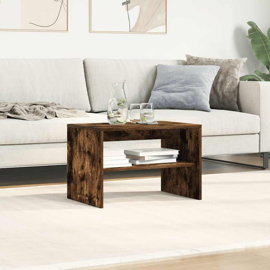 vidaXL Dulap TV Stejar afumat 60x40x40 cm Lemn prelucrat