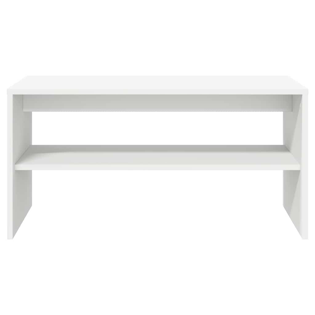 vidaXL Comodă TV, alb, 80x40x40 cm, PAL vidaXL Comodă TV, alb, 80x40x40 cm, PAL
