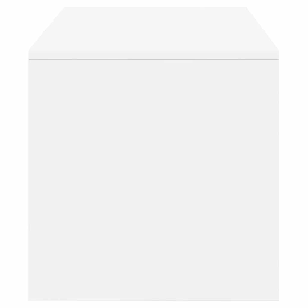 vidaXL Comodă TV, alb, 80x40x40 cm, PAL vidaXL Comodă TV, alb, 80x40x40 cm, PAL