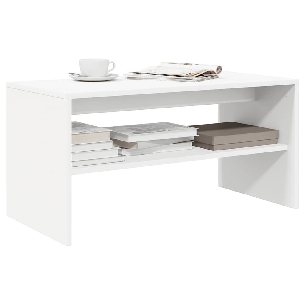 vidaXL Comodă TV, alb, 80x40x40 cm, PAL vidaXL Comodă TV, alb, 80x40x40 cm, PAL