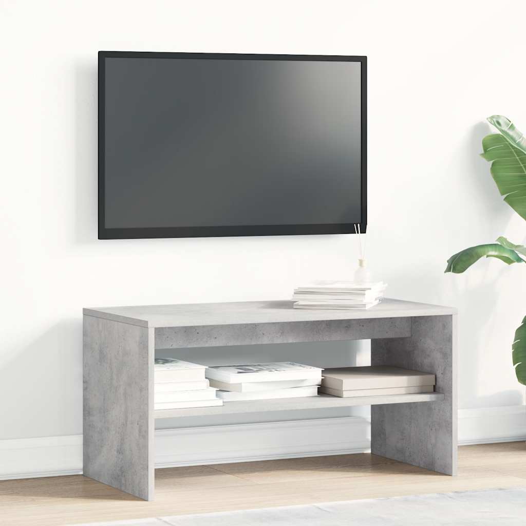 vidaXL Comodă TV, gri beton, 80x40x40 cm, PAL vidaXL Comodă TV, gri beton, 80x40x40 cm, PAL