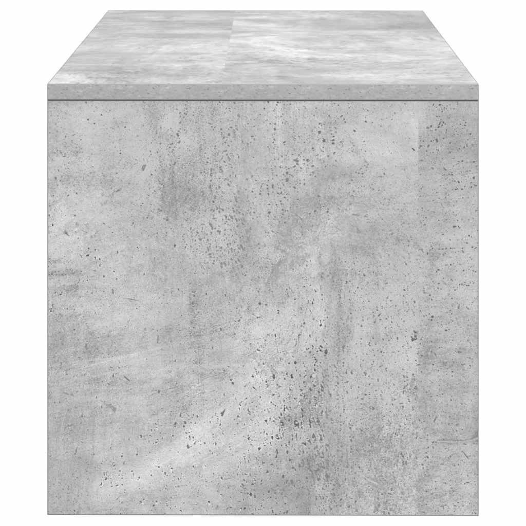vidaXL Comodă TV, gri beton, 80x40x40 cm, PAL vidaXL Comodă TV, gri beton, 80x40x40 cm, PAL