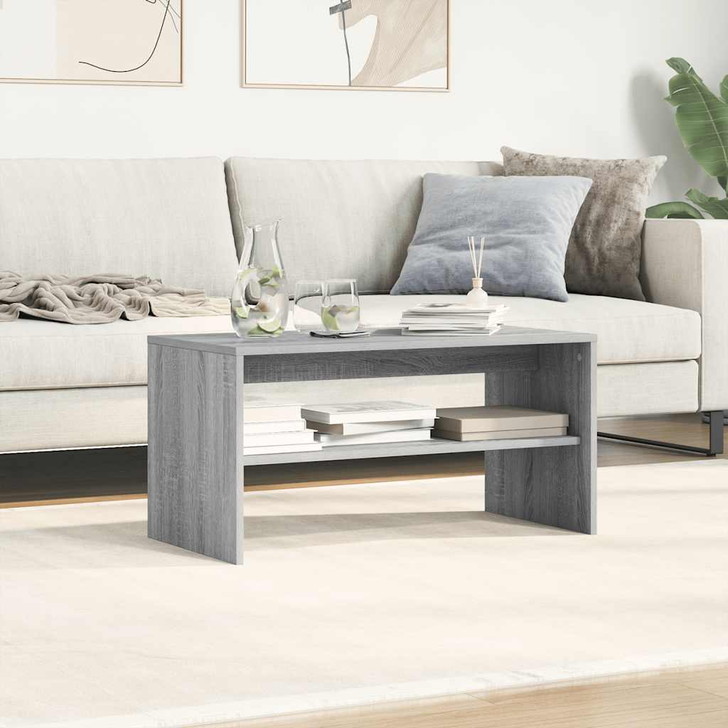 vidaXL Comodă TV, gri sonoma, 80x40x40 cm, lemn prelucrat vidaXL Comodă TV, gri sonoma, 80x40x40 cm, lemn prelucrat