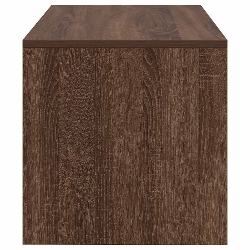 vidaXL Comodă TV, stejar maro, 80x40x40 cm, lemn prelucrat vidaXL Comodă TV, stejar maro, 80x40x40 cm, lemn prelucrat