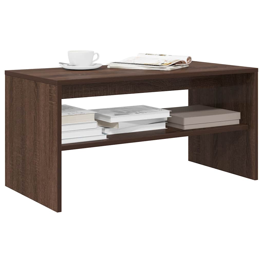 vidaXL Comodă TV, stejar maro, 80x40x40 cm, lemn prelucrat vidaXL Comodă TV, stejar maro, 80x40x40 cm, lemn prelucrat