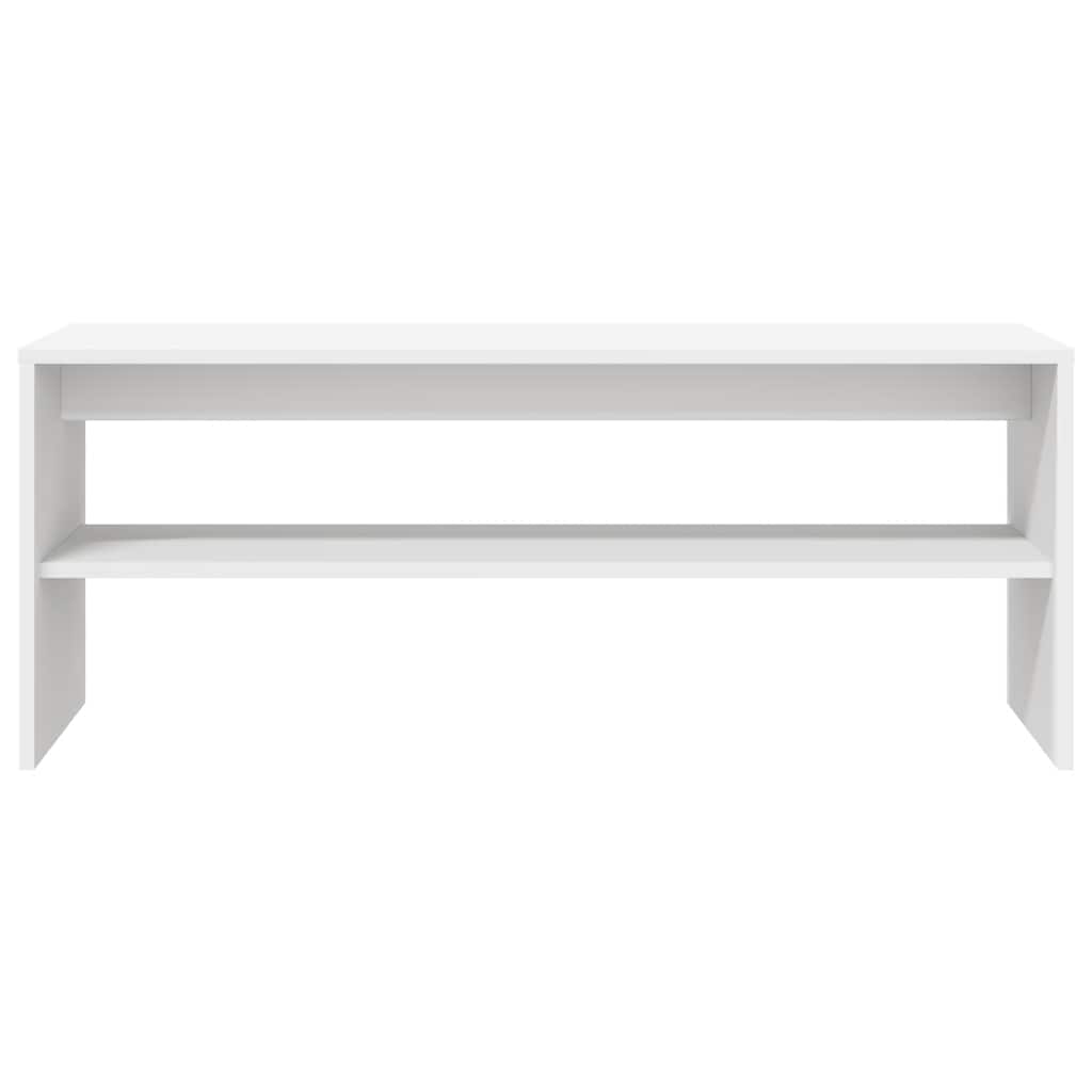 vidaXL Comodă TV, alb, 100 x 40 x 40 cm, PAL vidaXL Comodă TV, alb, 100 x 40 x 40 cm, PAL