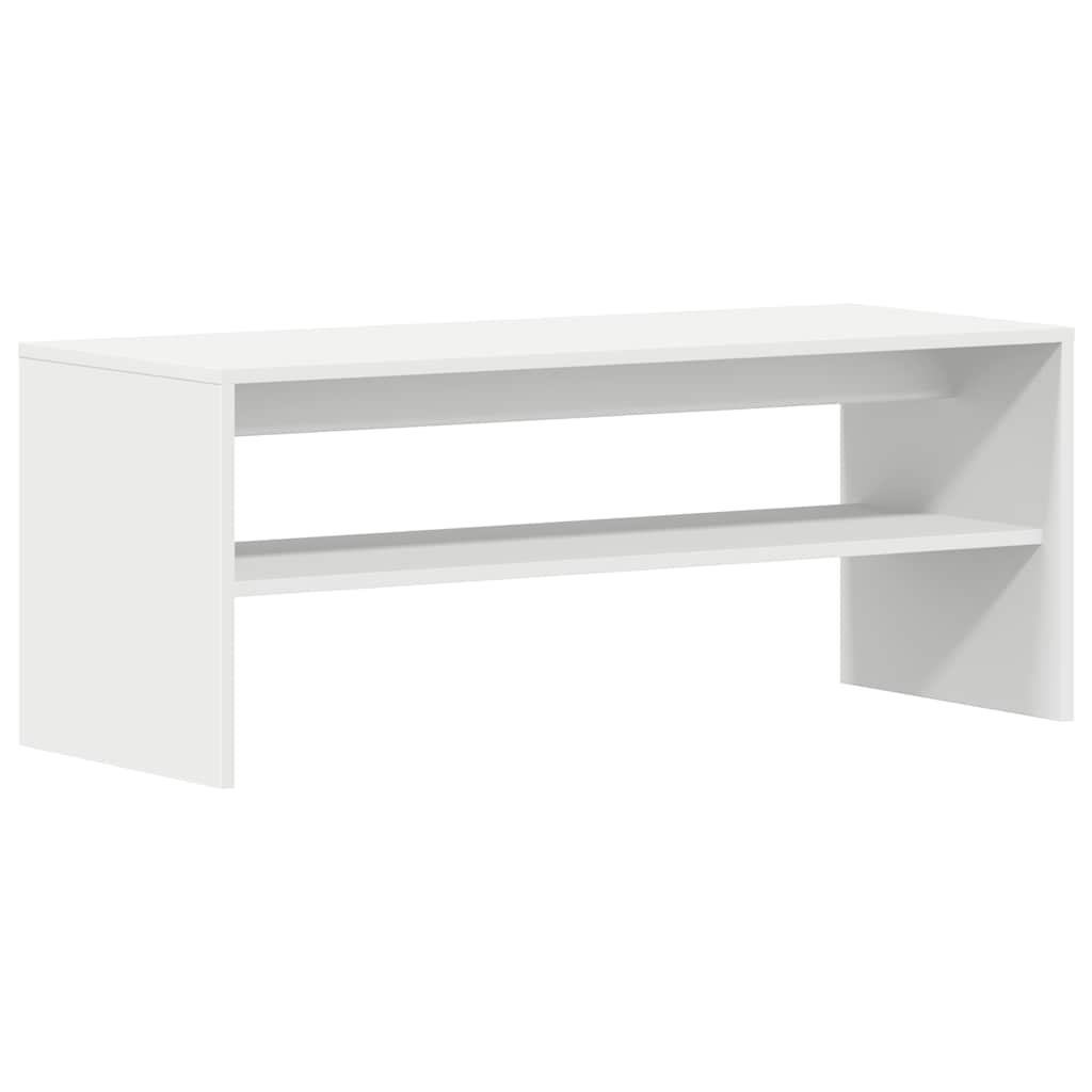 vidaXL Comodă TV, alb, 100 x 40 x 40 cm, PAL vidaXL Comodă TV, alb, 100 x 40 x 40 cm, PAL
