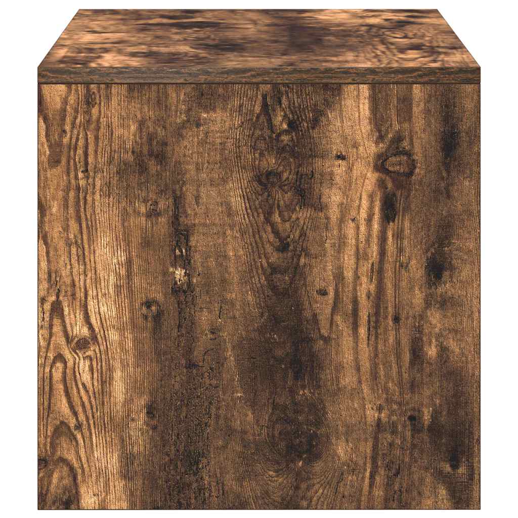 vidaXL Comodă TV, stejar fumuriu, 100x40x40 cm, lemn compozit vidaXL Comodă TV, stejar fumuriu, 100x40x40 cm, lemn compozit