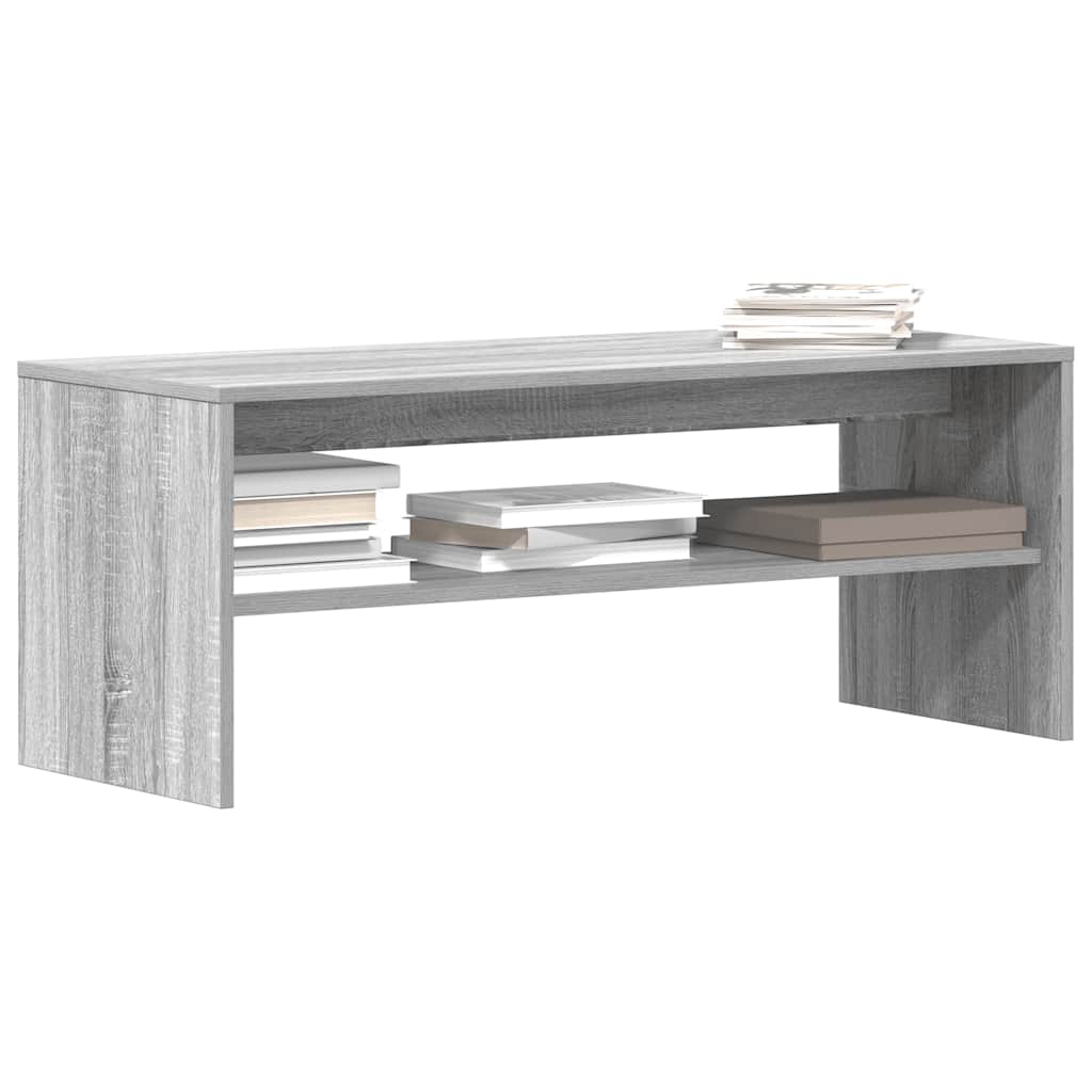 vidaXL Comodă TV, gri sonoma, 100x40x40 cm, lemn compozit vidaXL Comodă TV, gri sonoma, 100x40x40 cm, lemn compozit