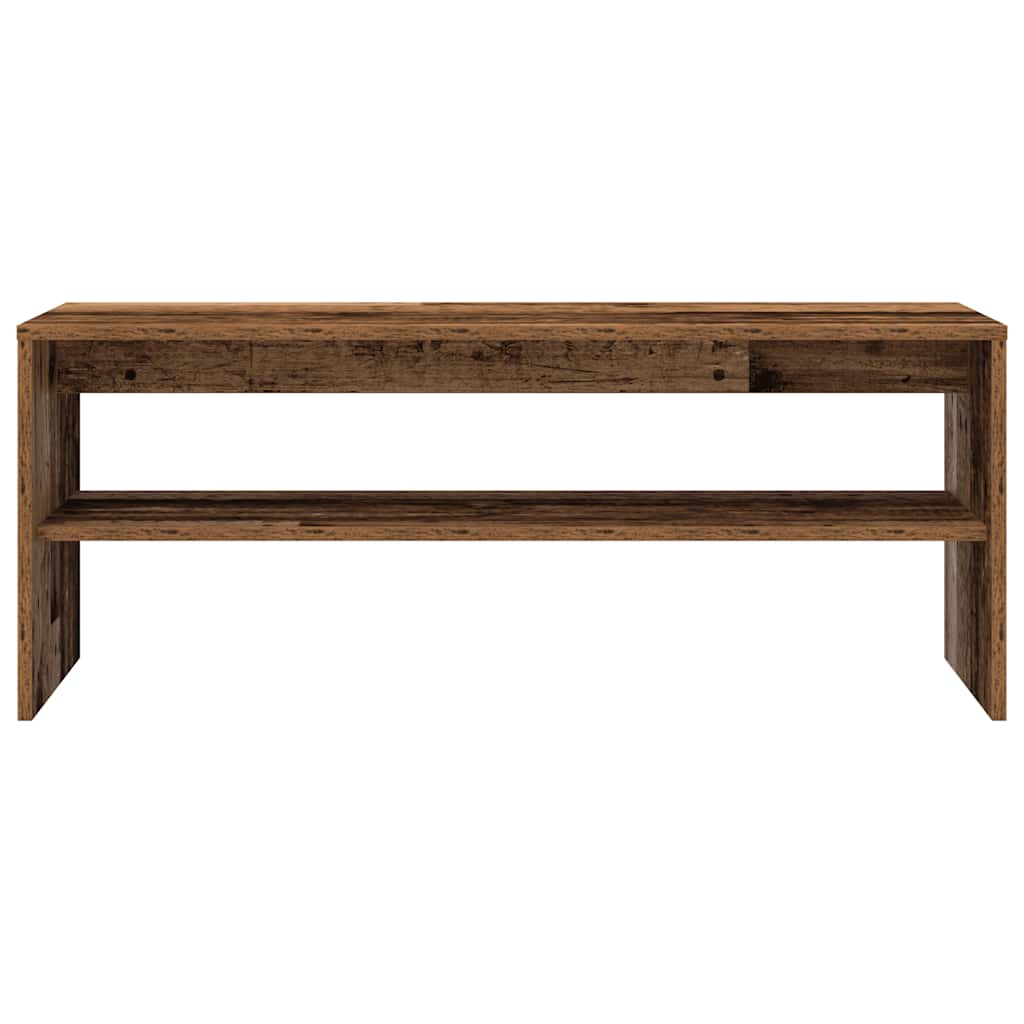 vidaXL Comodă TV, Lemn vechi, 100x40x40 cm, PAL vidaXL Comodă TV, Lemn vechi, 100x40x40 cm, PAL