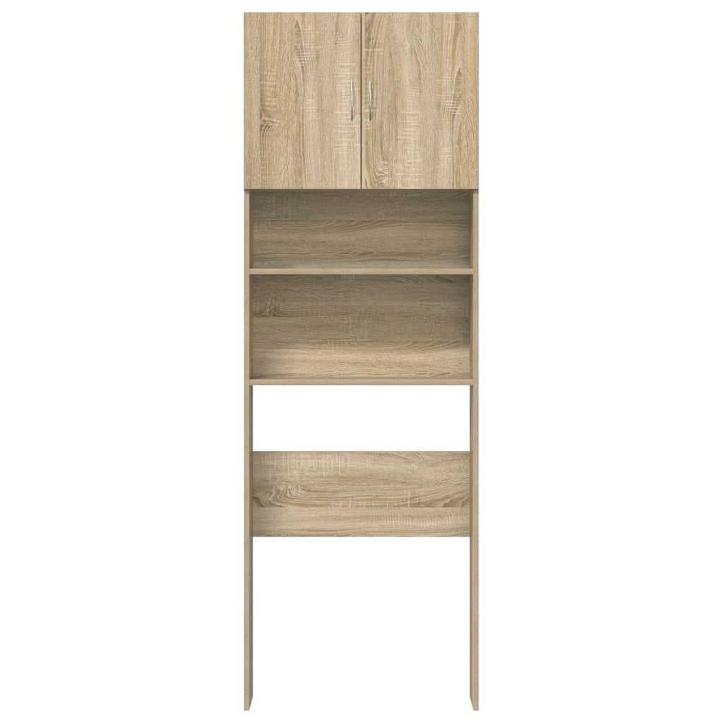 vidaXL Dulap mașină de spălat stejar sonoma 64x24x190cm lemn prelucrat vidaXL Dulap mașină de spălat stejar sonoma 64x24x190cm lemn prelucrat