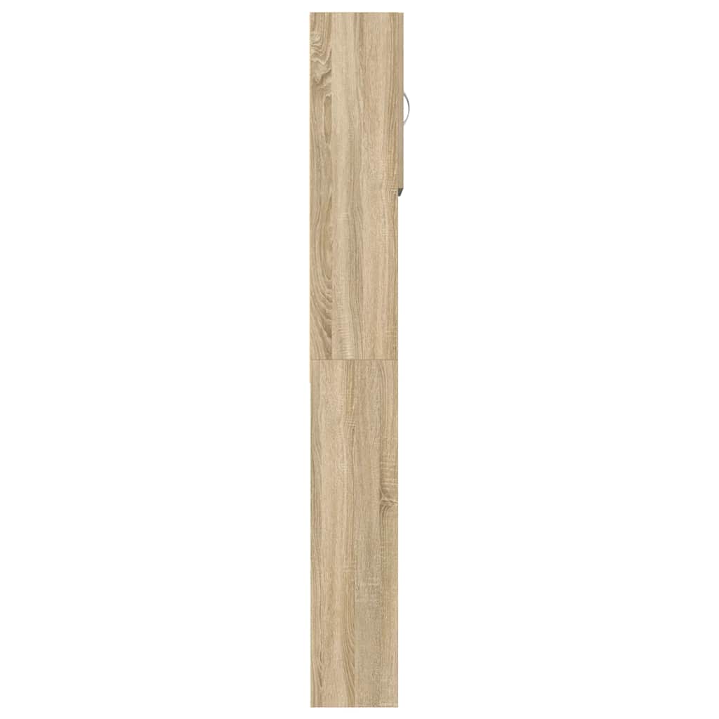 vidaXL Dulap mașină de spălat stejar sonoma 64x24x190cm lemn prelucrat vidaXL Dulap mașină de spălat stejar sonoma 64x24x190cm lemn prelucrat