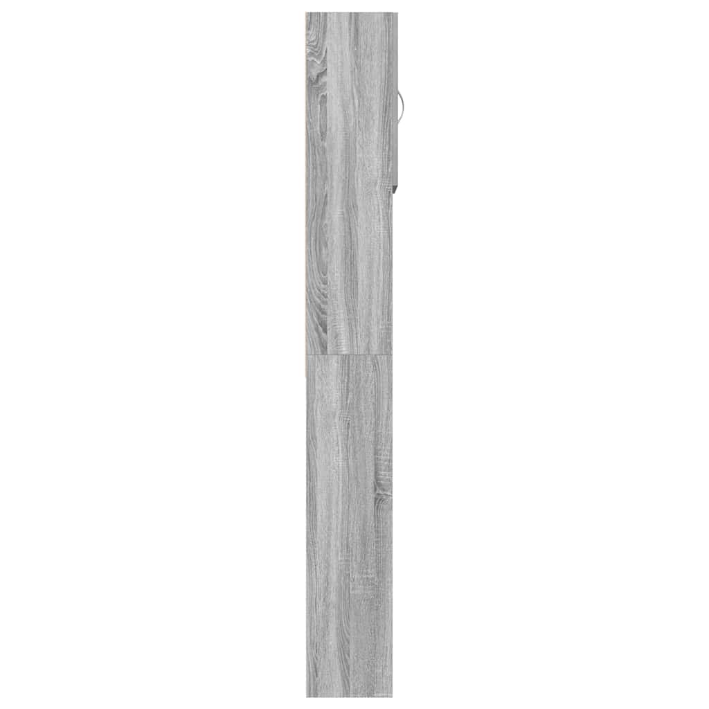 vidaXL Dulap mașină de spălat gri Sonoma 64x24x190 cm lemn prelucrat vidaXL Dulap mașină de spălat gri Sonoma 64x24x190 cm lemn prelucrat