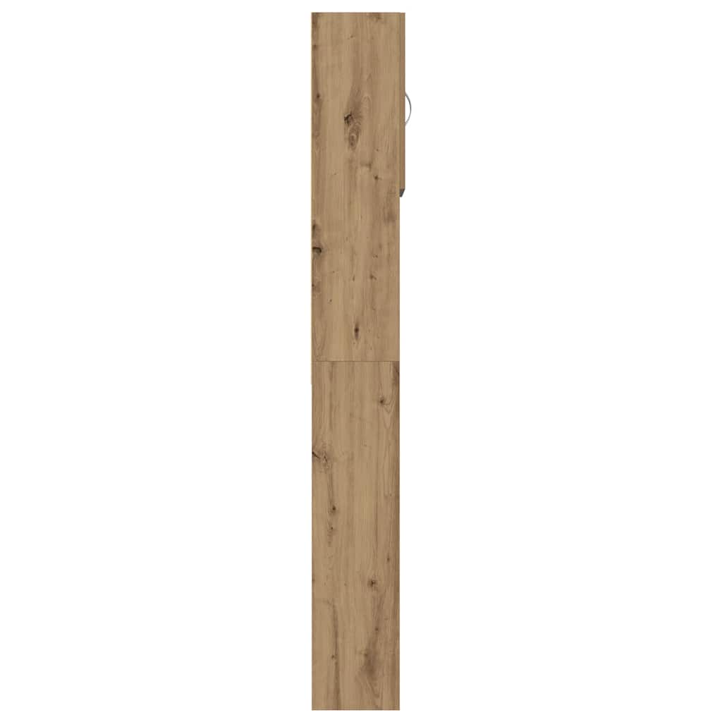vidaXL Dulap mașină de spălat din lemn stejar artizanal 64x24x190 cm vidaXL Dulap mașină de spălat din lemn stejar artizanal 64x24x190 cm