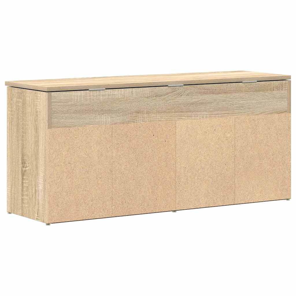 vidaXL Bancă de pantofi Stejar Sonoma 102x30,5x45 cm Lemn prelucrat vidaXL Bancă de pantofi Stejar Sonoma 102x30,5x45 cm Lemn prelucrat