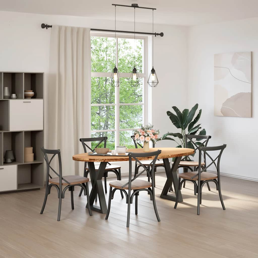 vidaXL Pat de zi fără saltea, maro ceruit, 90x200 cm, lemn masiv pin