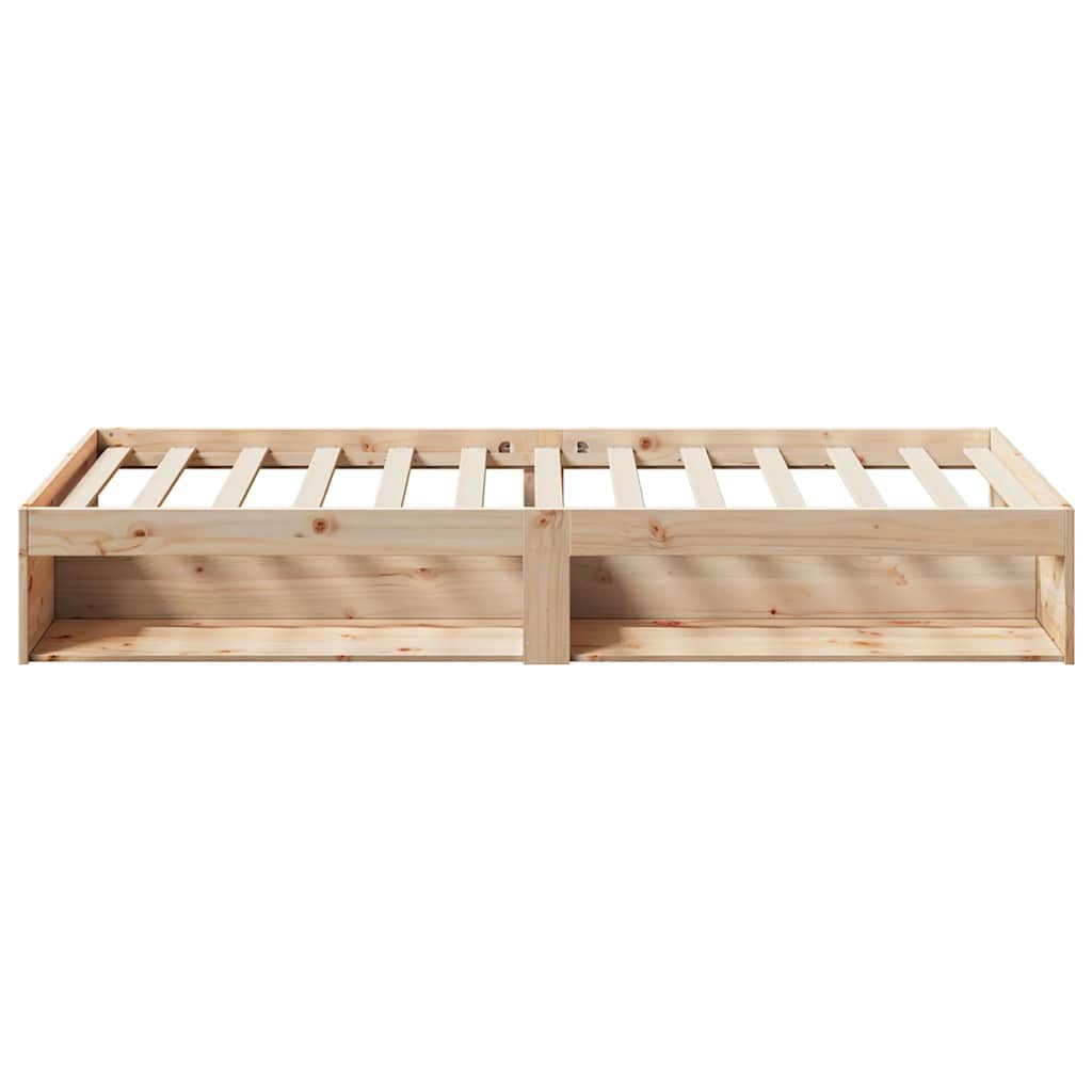 vidaXL Pat de zi fără saltea 75x190 cm din lemn masiv de pin