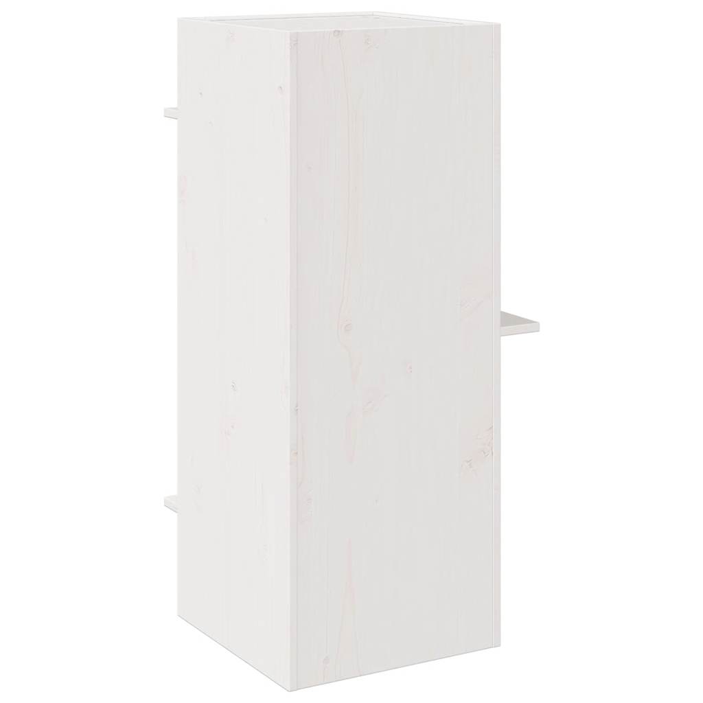 vidaXL Casă pentru pisici albă 43x43x90 cm din lemn masiv de pin vidaXL Casă pentru pisici albă 43x43x90 cm din lemn masiv de pin