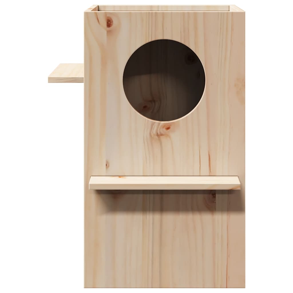 vidaXL Casă pentru pisici 43x43x60 cm din lemn masiv de pin