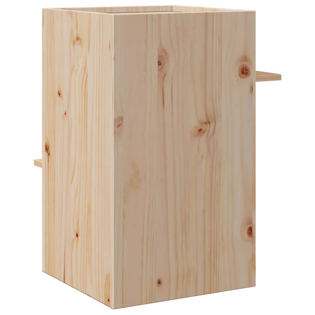 vidaXL Casă pentru pisici 43x43x60 cm din lemn masiv de pin