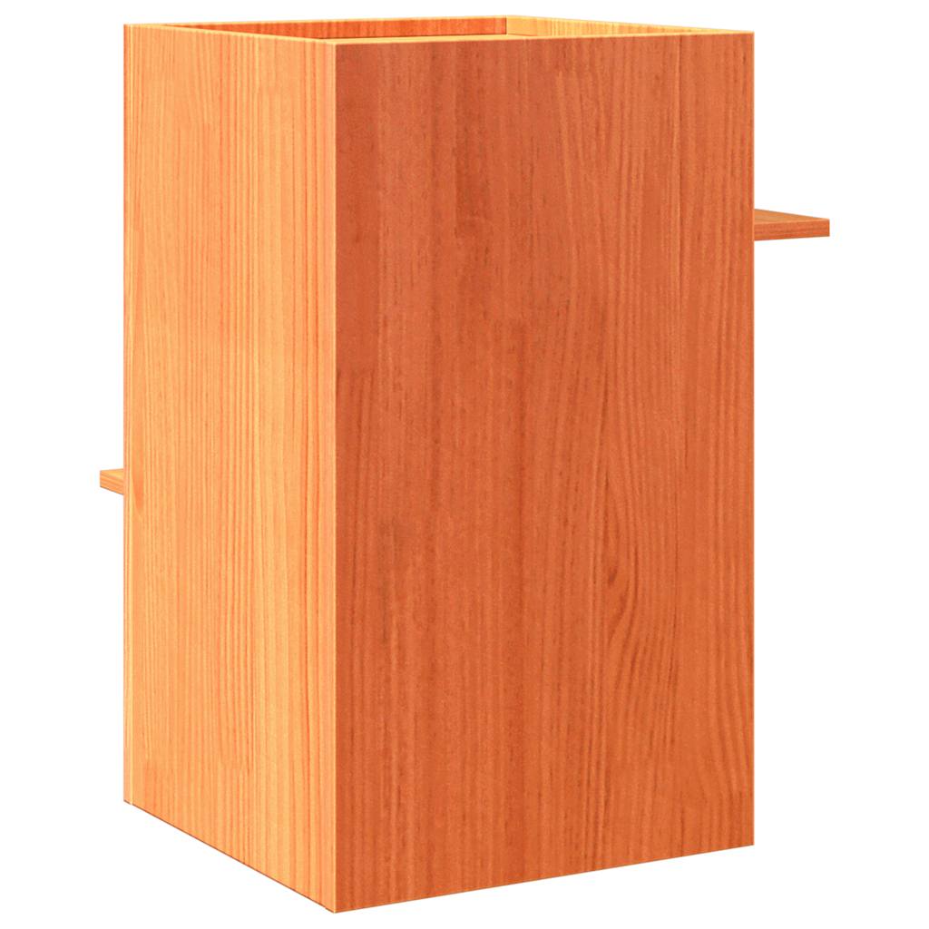 vidaXL Ceară pentru Casă pisici maro 43x43x60 cm Lemn masiv de pin vidaXL Ceară pentru Casă pisici maro 43x43x60 cm Lemn masiv de pin