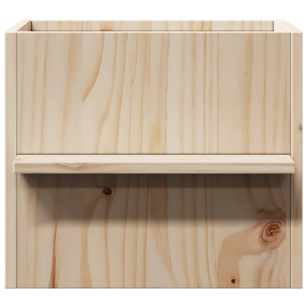 vidaXL Casă pentru pisici 51x35x30 cm din lemn masiv de pin vidaXL Casă pentru pisici 51x35x30 cm din lemn masiv de pin