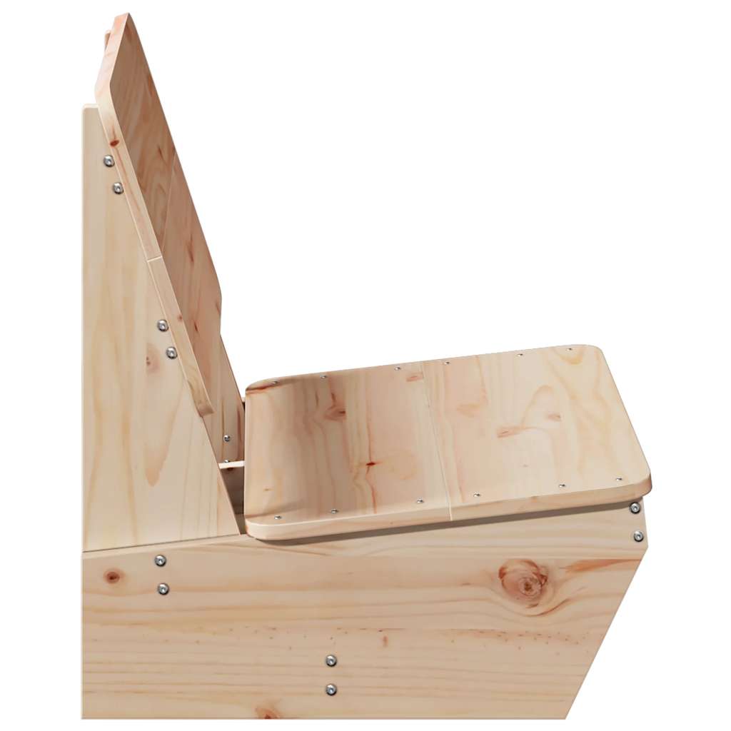 vidaXL Scaun de grădină, 60x64x70,5 cm, lemn masiv de pin