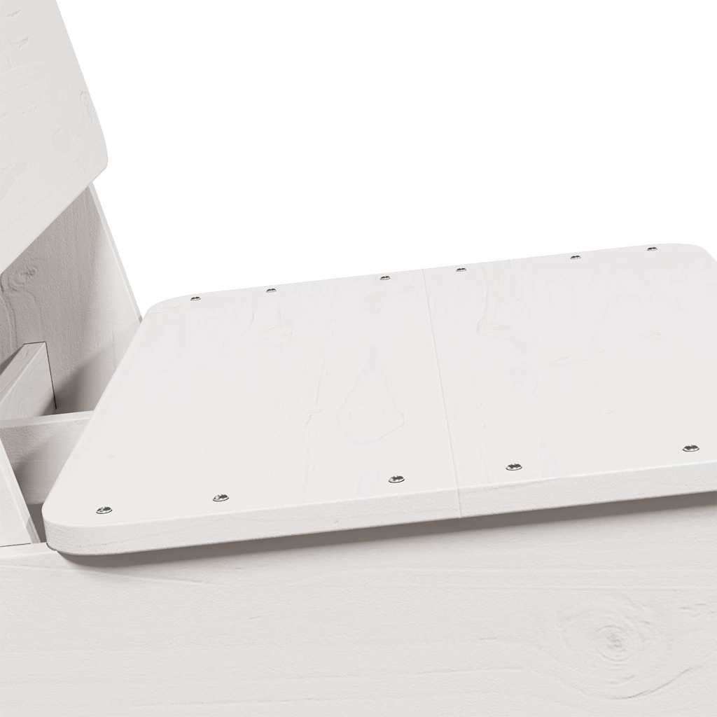 vidaXL Scaune de grădină 2 buc alb 60x64x70,5 cm lemn masiv de pin vidaXL Scaune de grădină 2 buc alb 60x64x70,5 cm lemn masiv de pin