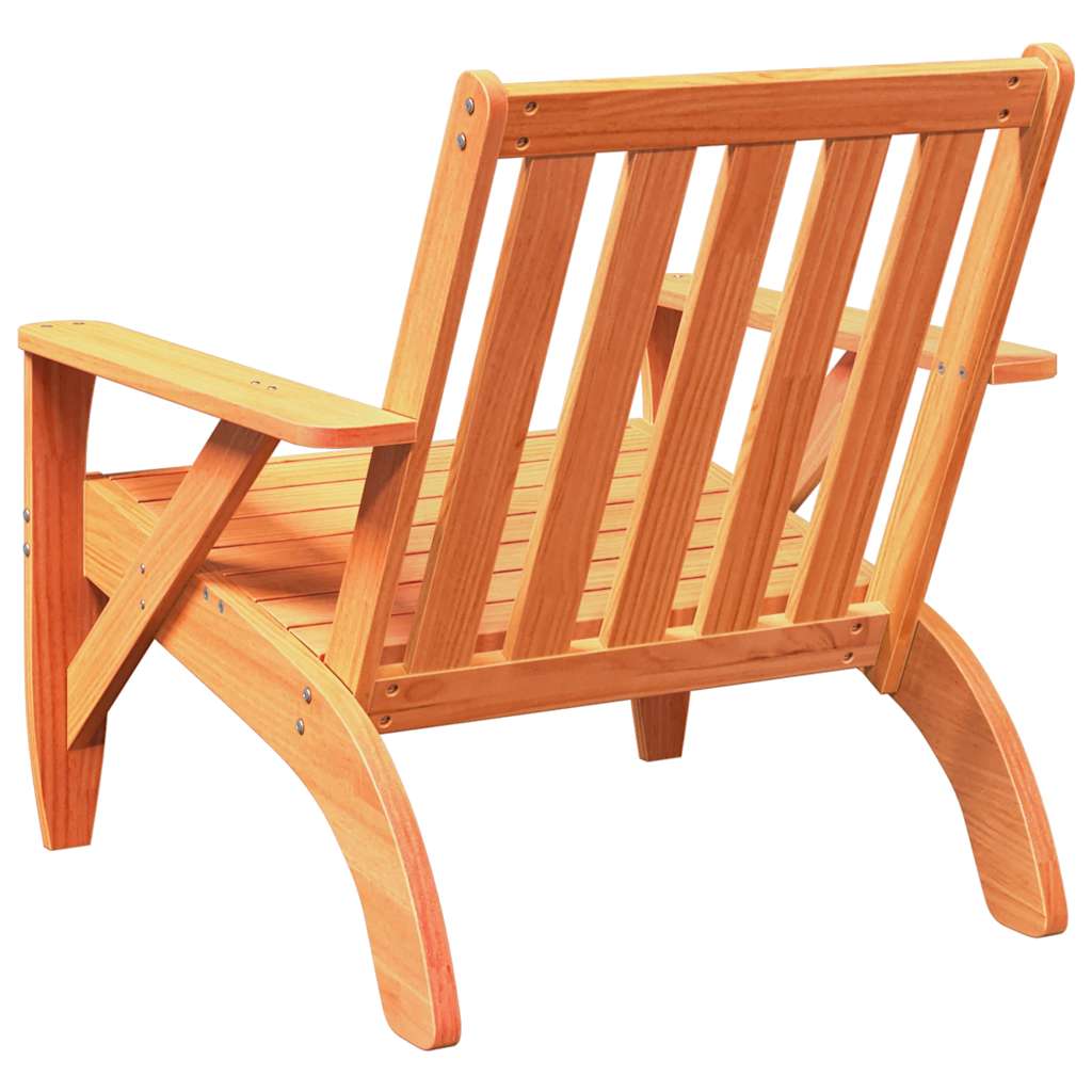 vidaXL Scaun Adirondack de grădină Vax brúnt Lemn masiv de pin vidaXL Scaun Adirondack de grădină Vax brúnt Lemn masiv de pin