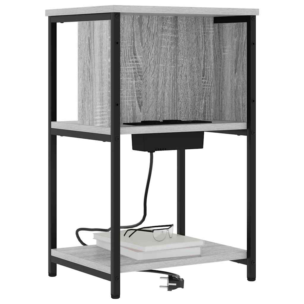 vidaXL Dulap de noapte 2 pcs sonoma gri 38 x 31 x 61 cm Lemn compozit vidaXL Dulap de noapte 2 pcs sonoma gri 38 x 31 x 61 cm Lemn compozit