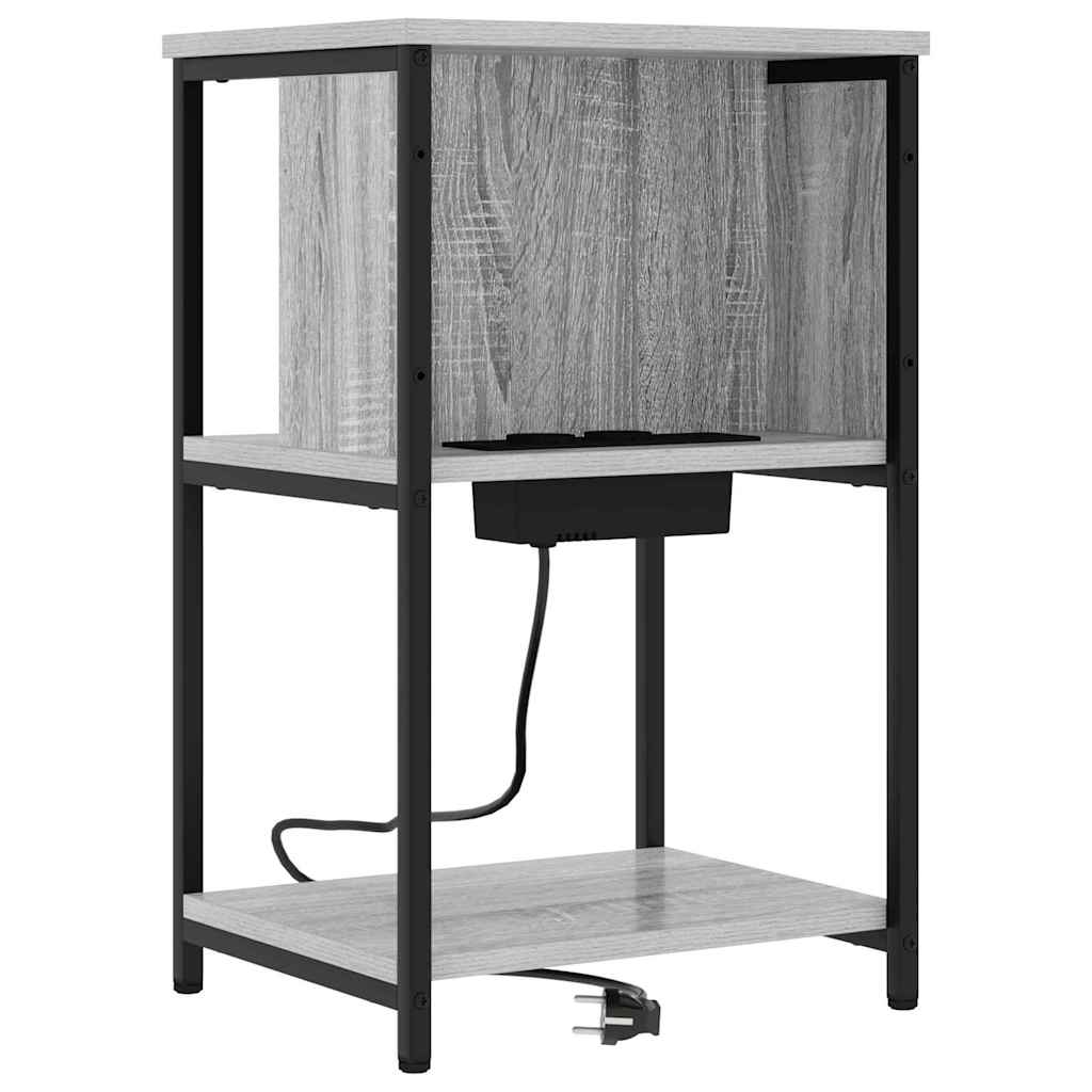 vidaXL Dulap de noapte 2 pcs sonoma gri 38 x 31 x 61 cm Lemn compozit vidaXL Dulap de noapte 2 pcs sonoma gri 38 x 31 x 61 cm Lemn compozit