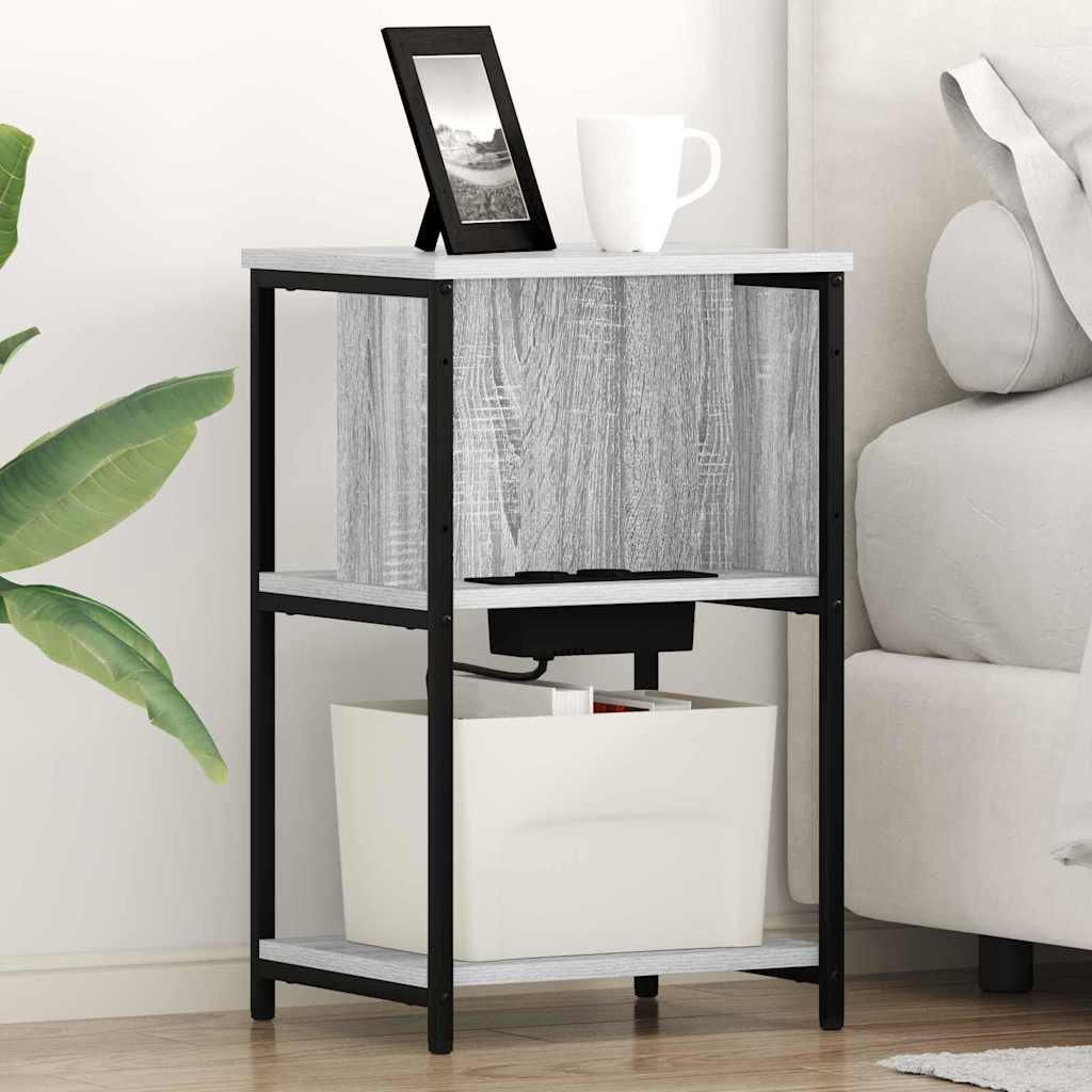 vidaXL Dulap de noapte 2 pcs sonoma gri 38 x 31 x 61 cm Lemn compozit vidaXL Dulap de noapte 2 pcs sonoma gri 38 x 31 x 61 cm Lemn compozit