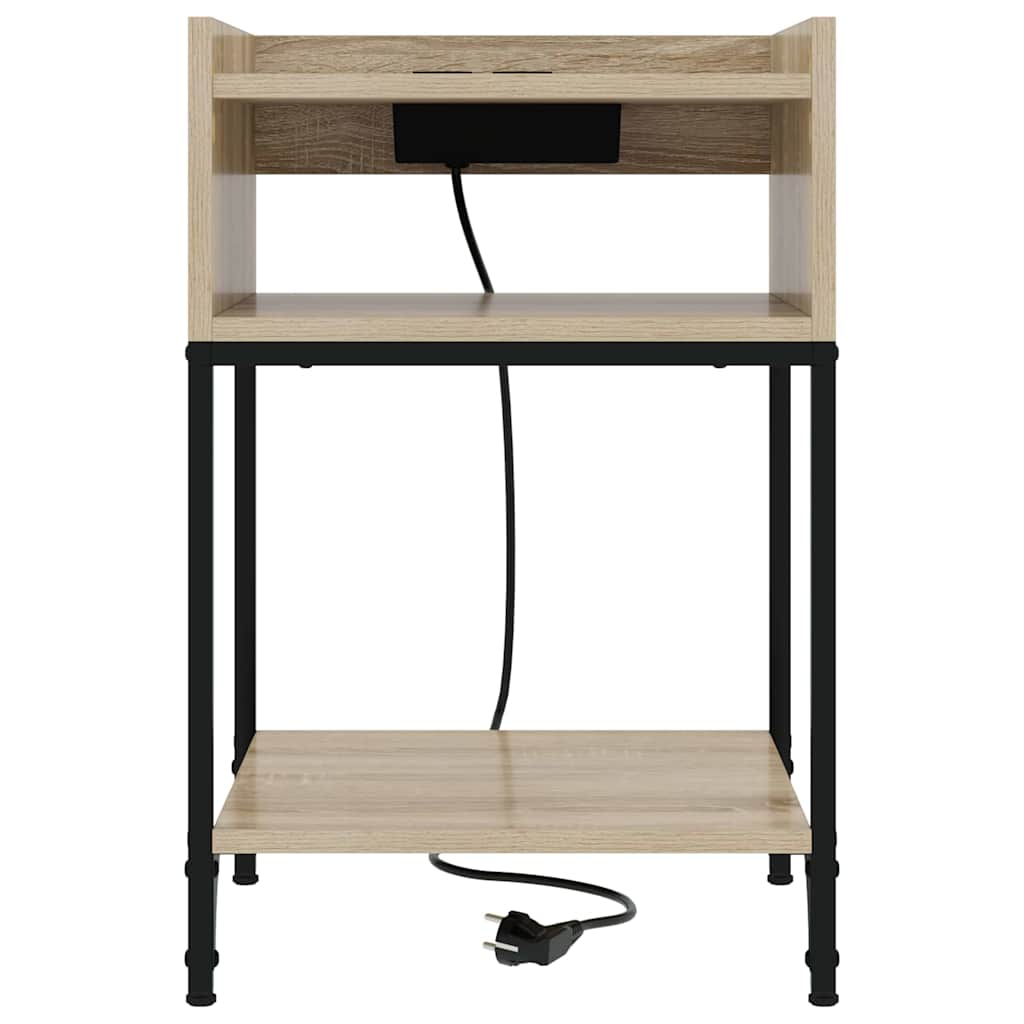 vidaXL Dulap de noapte Stejar sonoma 40 x 40 x 61 cm Lemn compozit vidaXL Dulap de noapte Stejar sonoma 40 x 40 x 61 cm Lemn compozit