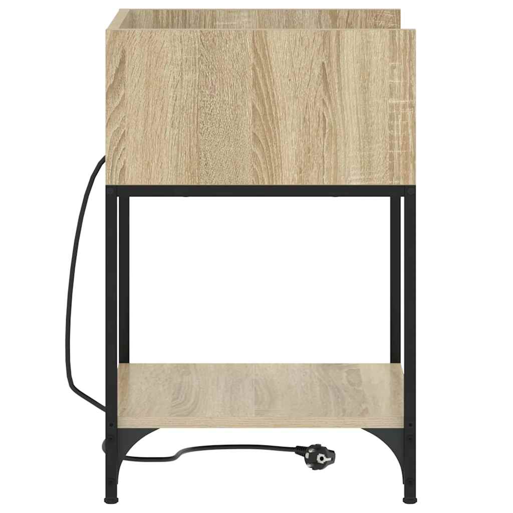 vidaXL Dulap de noapte Stejar sonoma 40 x 40 x 61 cm Lemn compozit vidaXL Dulap de noapte Stejar sonoma 40 x 40 x 61 cm Lemn compozit