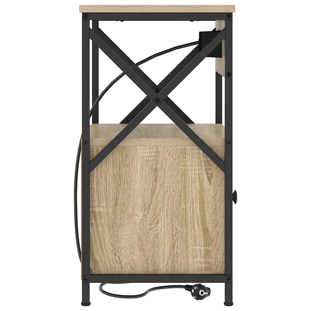 vidaXL Dulap de noapte Stejar sonoma 40 x 31 x 60 cm Lemn compozit vidaXL Dulap de noapte Stejar sonoma 40 x 31 x 60 cm Lemn compozit