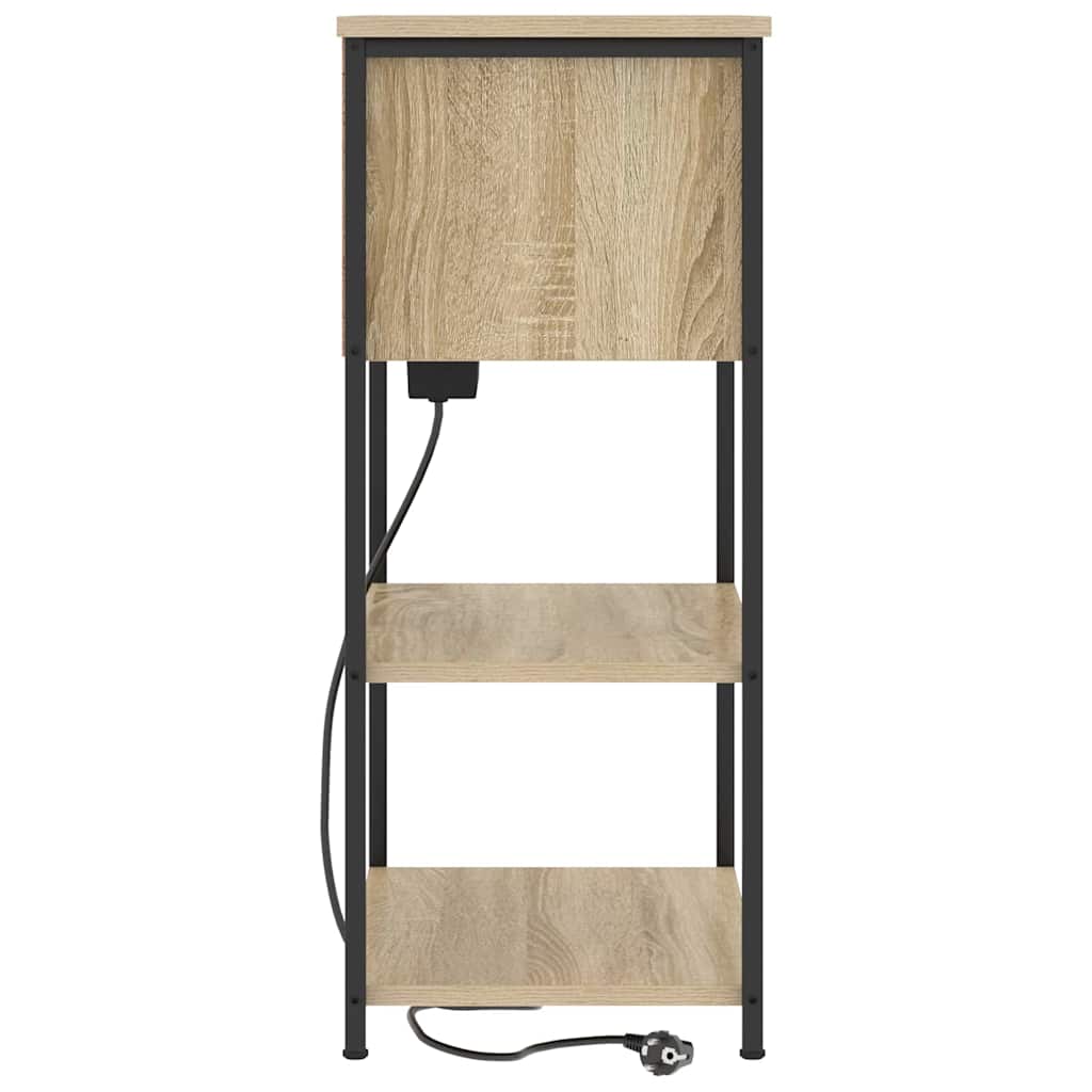 vidaXL Dulap de noapte Stejar sonoma 55 x 31 x 76 cm Lemn compozit vidaXL Dulap de noapte Stejar sonoma 55 x 31 x 76 cm Lemn compozit