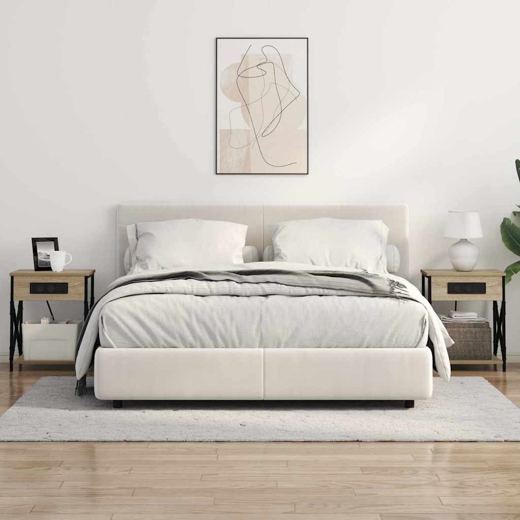 vidaXL Dulap de noapte Stejar sonoma 41 x 31 x 51 cm Lemn compozit