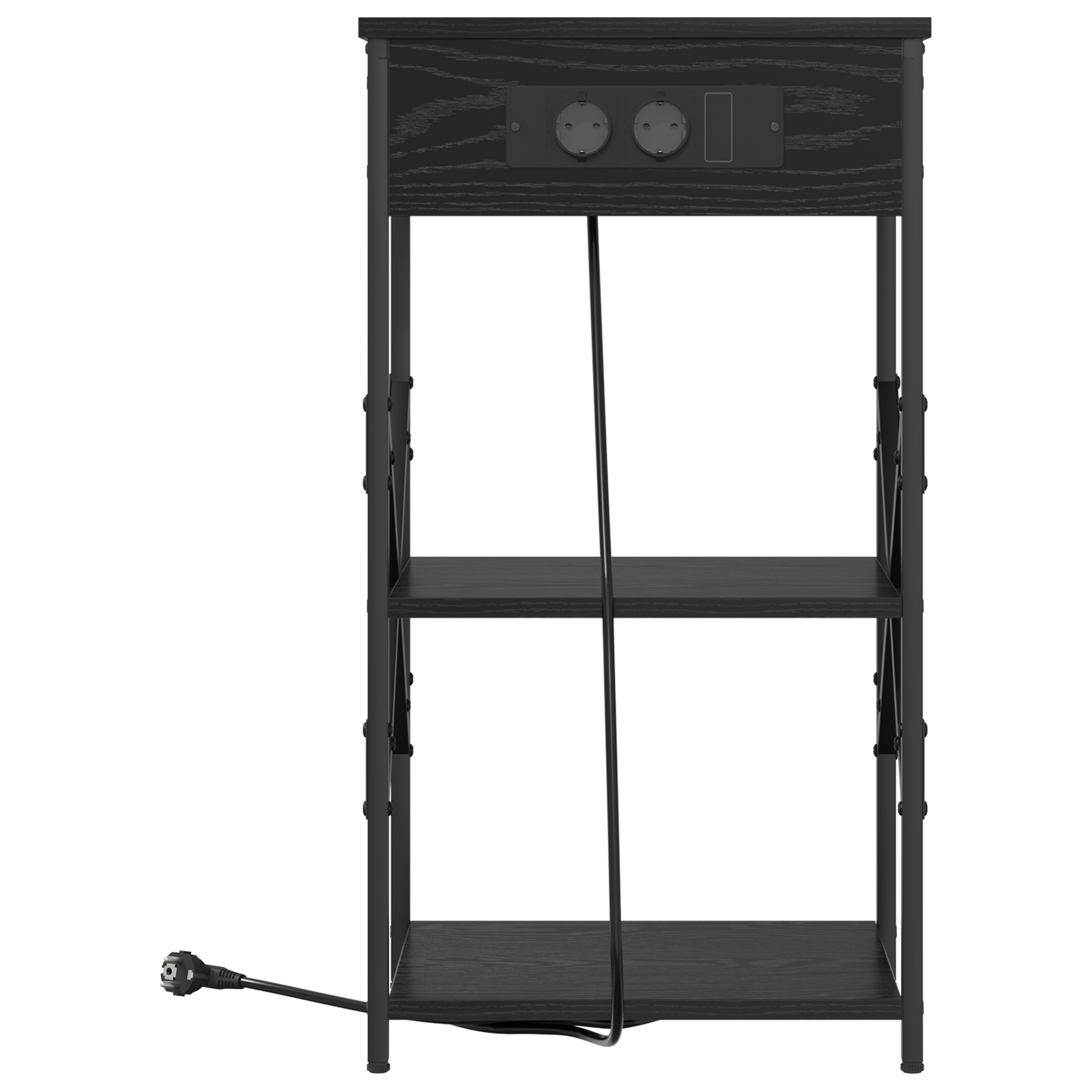 vidaXL Dulap de noapte Stejar negru 41 x 31 x 76 cm Lemn compozit vidaXL Dulap de noapte Stejar negru 41 x 31 x 76 cm Lemn compozit