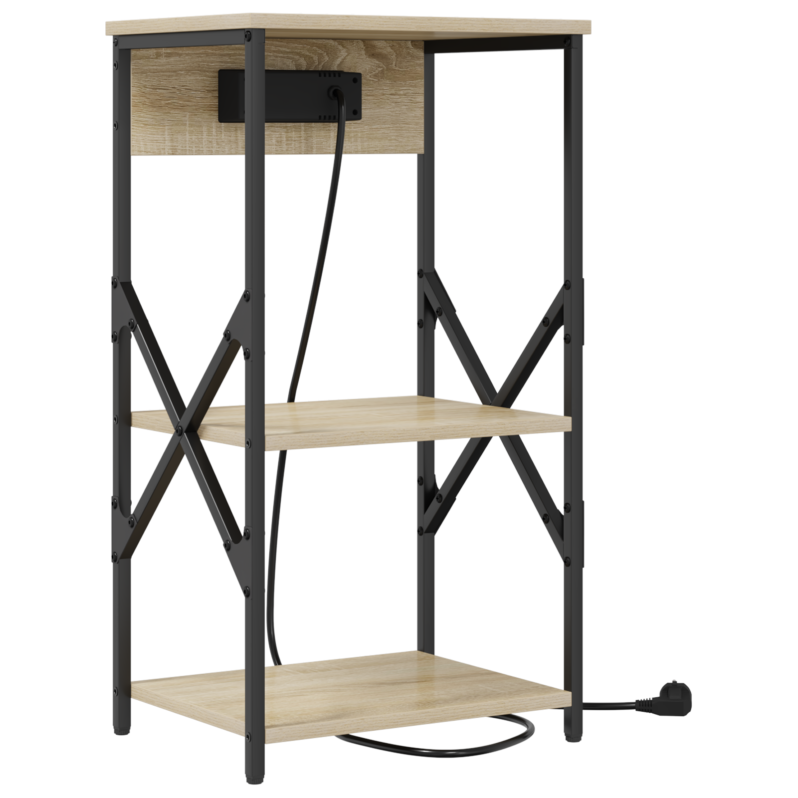 vidaXL Dulap de noapte Stejar sonoma 41 x 31 x 76 cm Lemn compozit vidaXL Dulap de noapte Stejar sonoma 41 x 31 x 76 cm Lemn compozit