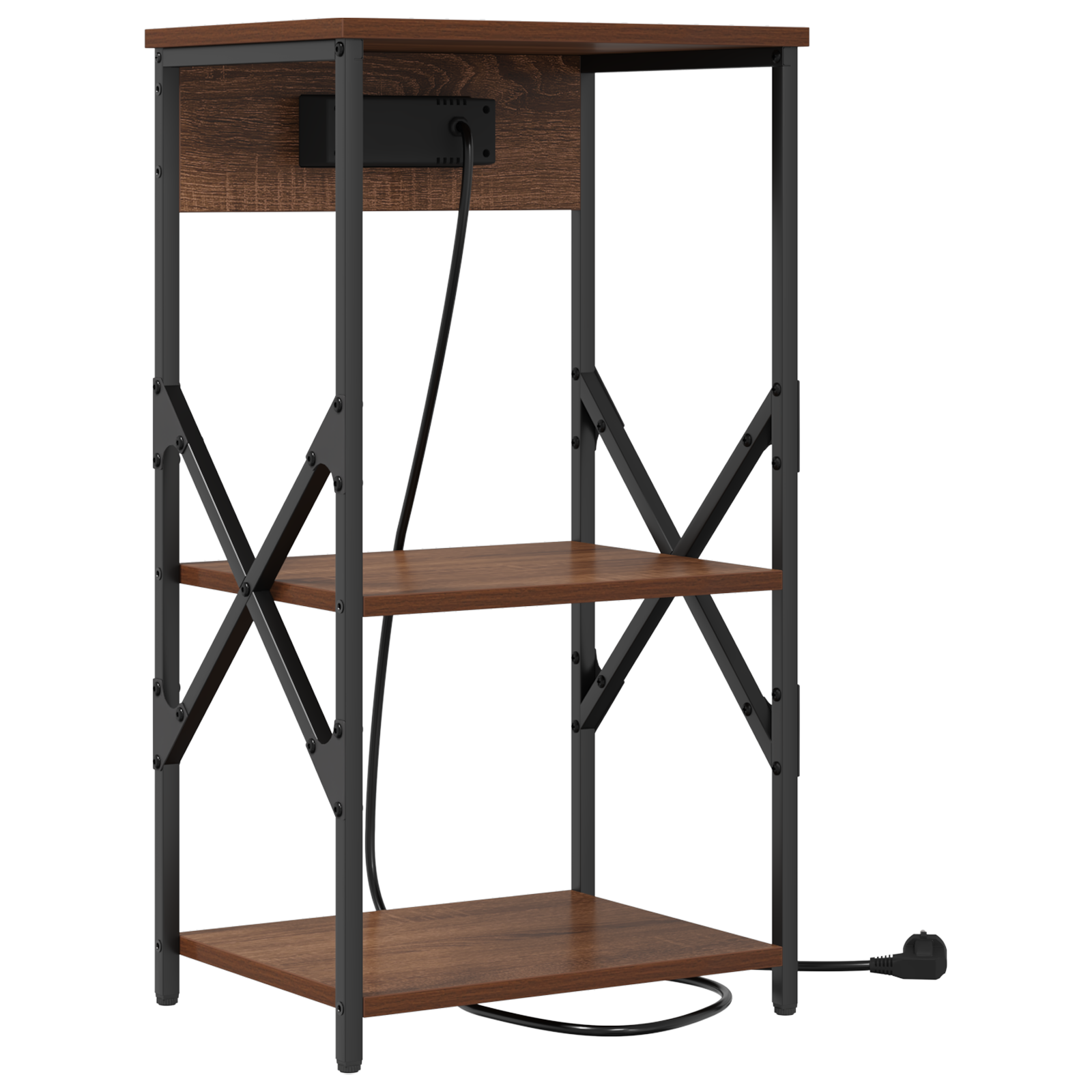 vidaXL Dulap de noapte Stejar brun 41 x 31 x 76 cm Lemn compozit vidaXL Dulap de noapte Stejar brun 41 x 31 x 76 cm Lemn compozit