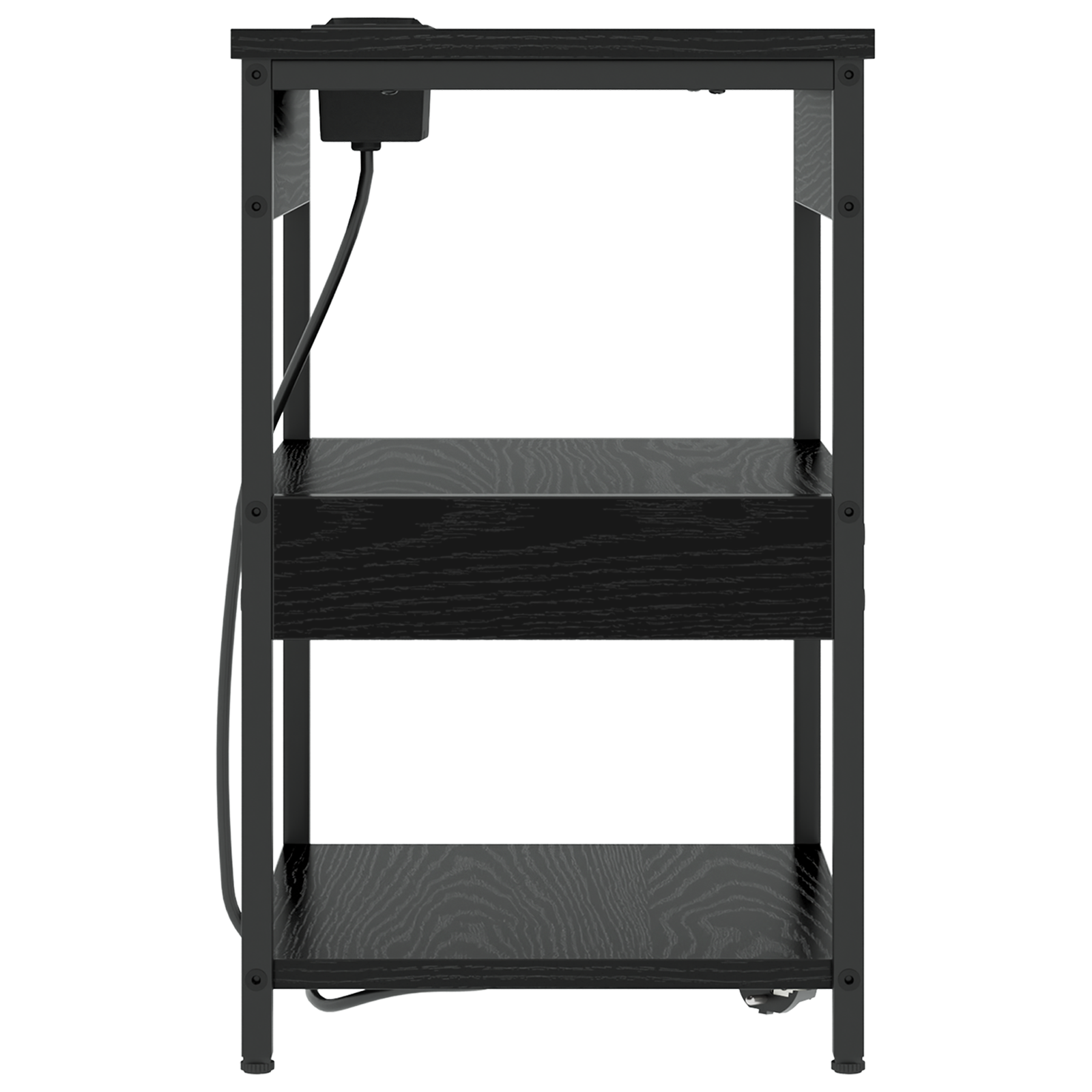 vidaXL Dulap de noapte Stejar negru 41 x 31 x 51 cm Lemn compozit vidaXL Dulap de noapte Stejar negru 41 x 31 x 51 cm Lemn compozit