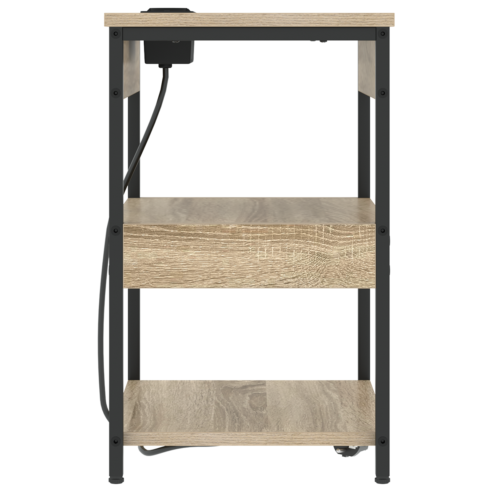 vidaXL Dulap de noapte Stejar sonoma 41 x 31 x 51 cm Lemn compozit vidaXL Dulap de noapte Stejar sonoma 41 x 31 x 51 cm Lemn compozit
